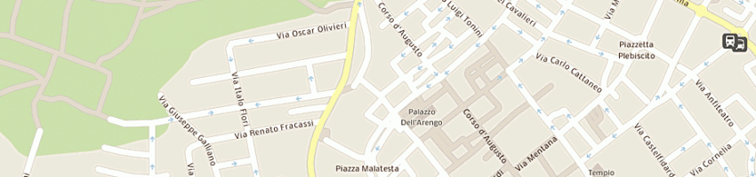 Mappa della impresa istituto maccolini a RIMINI