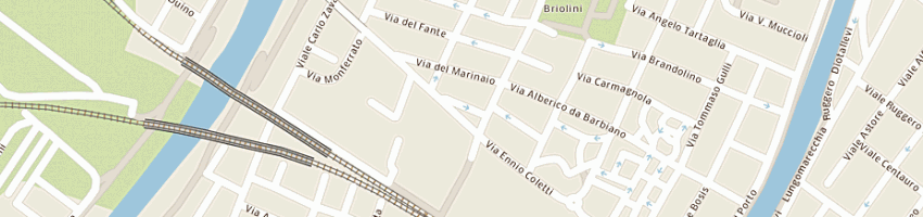 Mappa della impresa sinergie rimini srl a RIMINI