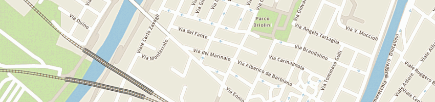 Mappa della impresa merli luciano a RIMINI