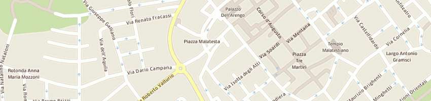 Mappa della impresa banca popolare valconca-soccoopa responsabilita limitata a RIMINI
