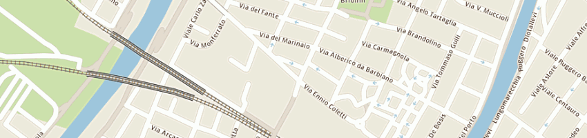 Mappa della impresa conad via coletti snc a RIMINI