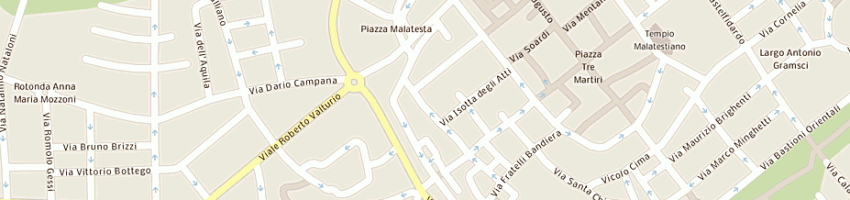 Mappa della impresa ondalibera srl a RIMINI