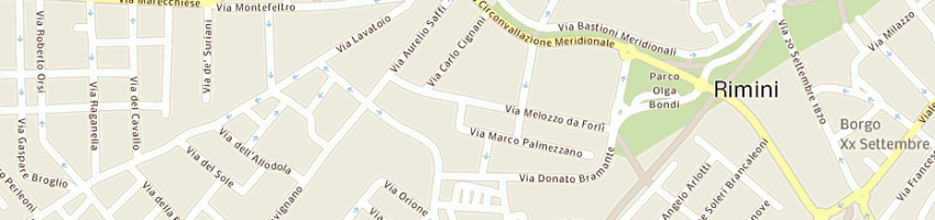 Mappa della impresa vecci arnolfo a RIMINI