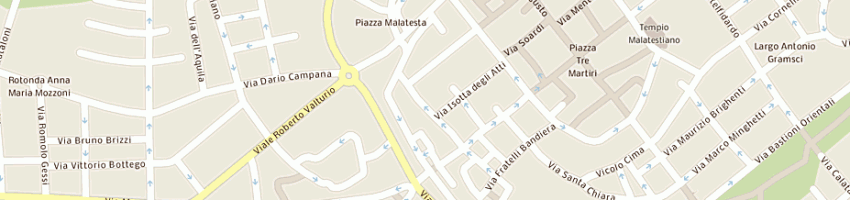 Mappa della impresa molari enzo a RIMINI