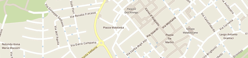 Mappa della impresa sanpaolo imi spa a RIMINI