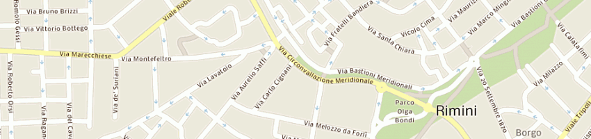 Mappa della impresa istituto crisalide di ceccherini elena a RIMINI