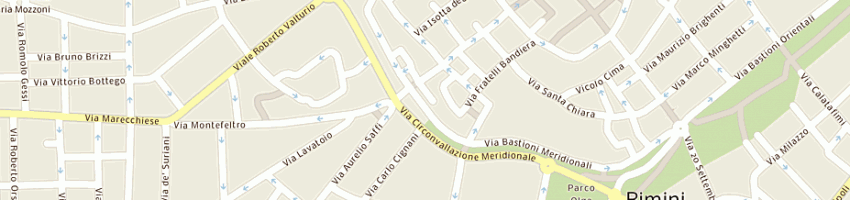 Mappa della impresa pari gabriele a RIMINI