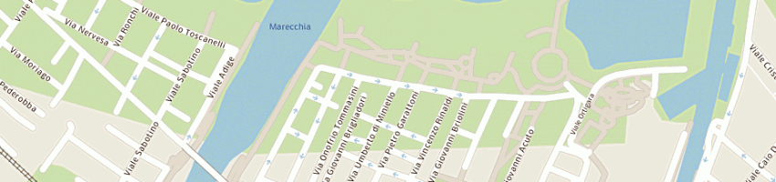 Mappa della impresa albergo river a RIMINI