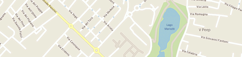 Mappa della impresa ristorante la casa colonica di gobbi massimo a RIMINI
