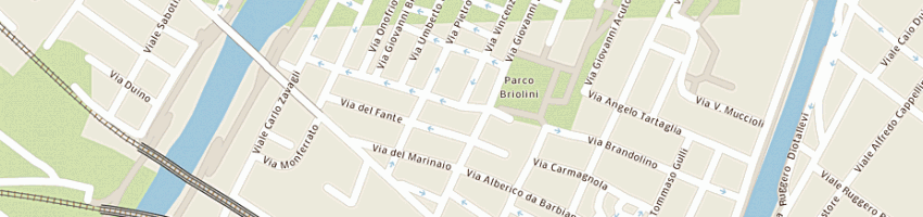 Mappa della impresa hotel villa dina a RIMINI