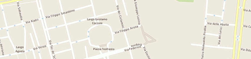 Mappa della impresa astra 2000 di lombardo carlo a ROMA