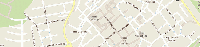 Mappa della impresa hanes store di isidoro davide a RIMINI