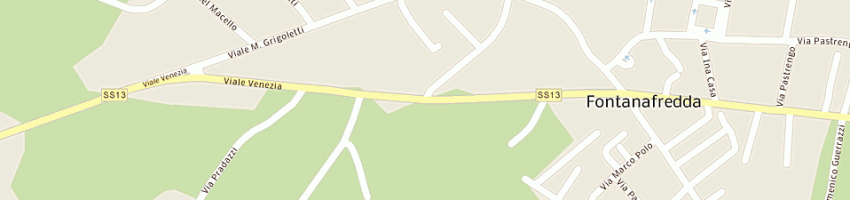 Mappa della impresa texa srl a FONTANAFREDDA
