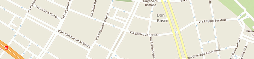 Mappa della impresa pabi di g paone e c snc a ROMA