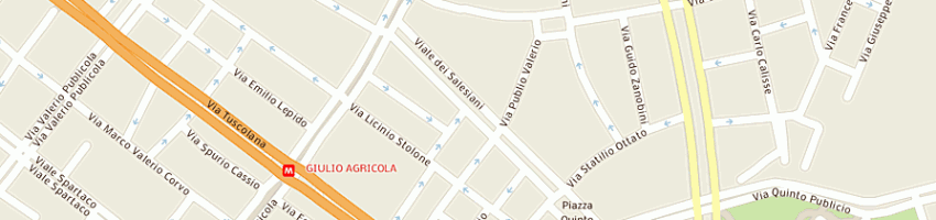 Mappa della impresa messana franco a ROMA