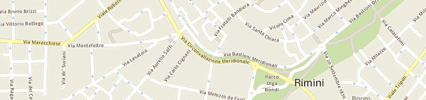 Mappa della impresa paolini nazzareno a RIMINI
