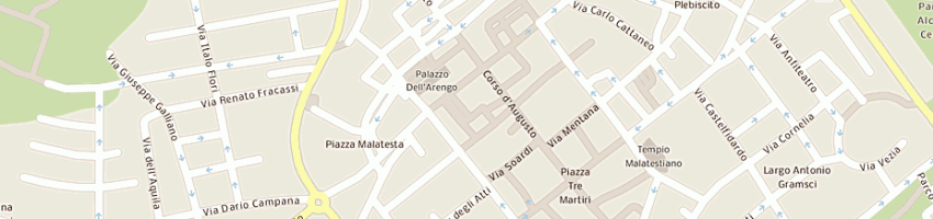 Mappa della impresa polazzi franco a RIMINI