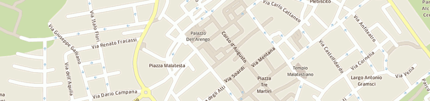 Mappa della impresa adiuncta engineering srl a RIMINI