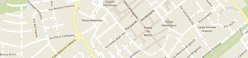 Mappa della impresa casadei giuseppina a RIMINI