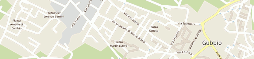 Mappa della impresa autotrasporti bianconi m e mosca o snc a GUBBIO