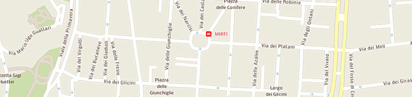 Mappa della impresa scuola pubblica elementare renzo pezzani a ROMA
