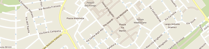 Mappa della impresa eusebi graziella a RIMINI