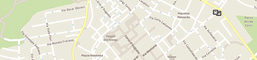Mappa della impresa baschetti giancarlo a RIMINI