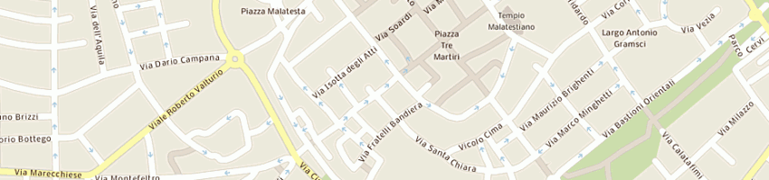 Mappa della impresa patimo luigi a RIMINI
