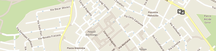 Mappa della impresa bloom - margot srl a RIMINI