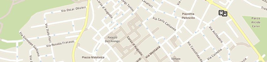 Mappa della impresa calzature san crispino a RIMINI