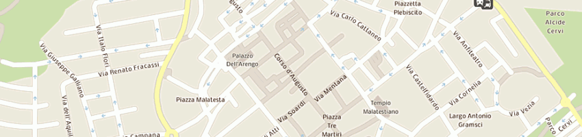 Mappa della impresa consiam di amici nora e c sas a RIMINI