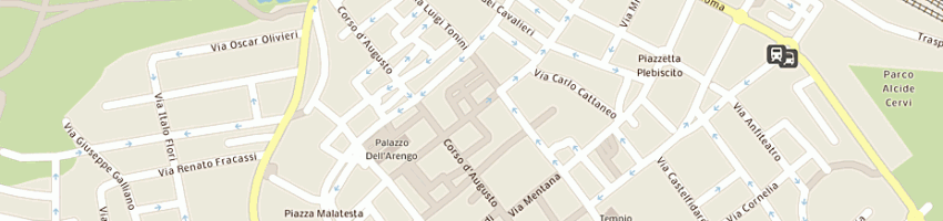 Mappa della impresa faneschi srl a RIMINI