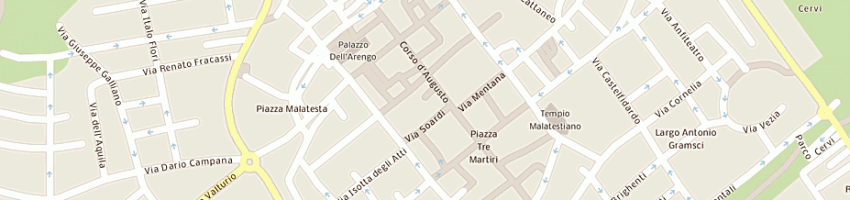 Mappa della impresa 71 srl a RIMINI