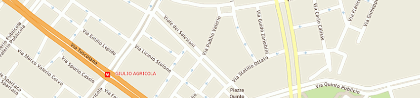 Mappa della impresa lab cornici vetri di prono maurizio a ROMA
