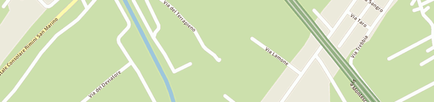 Mappa della impresa hera spa a RIMINI
