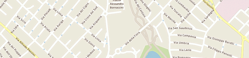 Mappa della impresa comas market santospirito snc di fabiani gabriele e serafini fiammetta a RIMINI