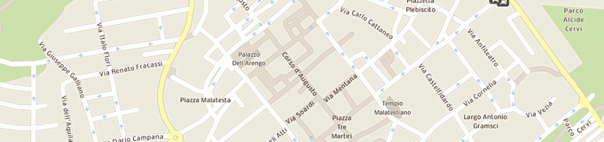 Mappa della impresa gori srl a RIMINI