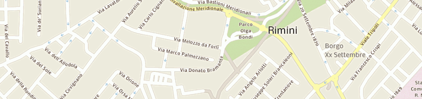 Mappa della impresa fabbri mirco e c sas a RIMINI