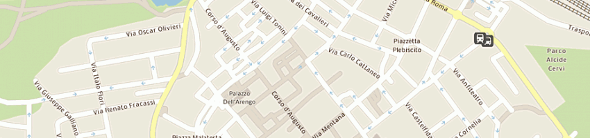 Mappa della impresa procom italia srl a RIMINI