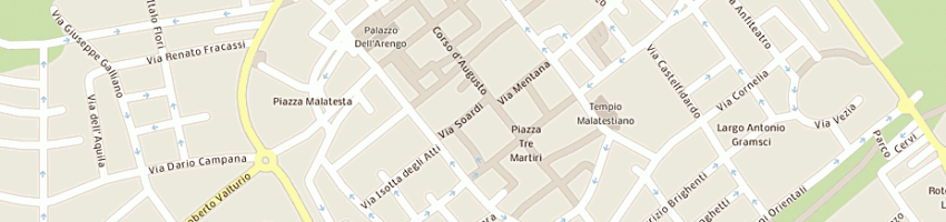 Mappa della impresa via soardi snc a RIMINI