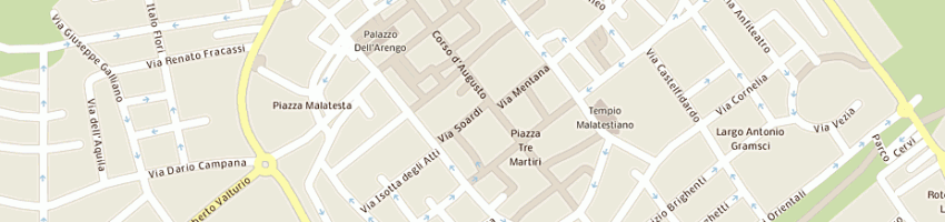 Mappa della impresa ristorante soardi a RIMINI