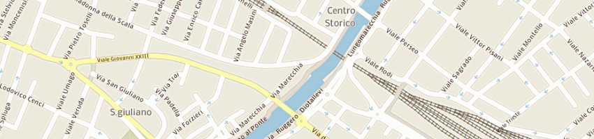 Mappa della impresa sam srl a RIMINI
