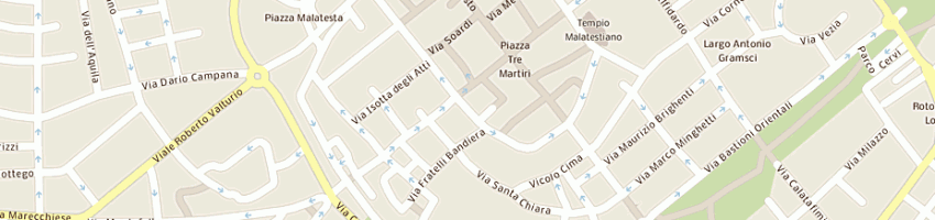 Mappa della impresa campana roberto a RIMINI