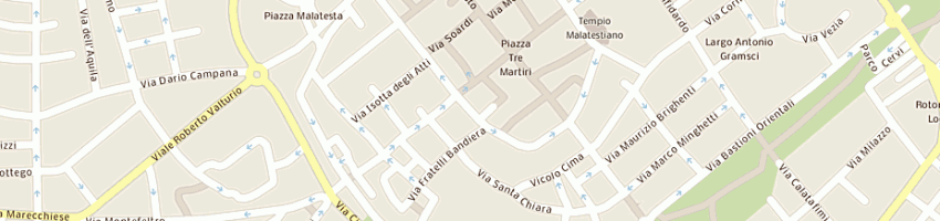 Mappa della impresa ebe new di monti ebe a RIMINI