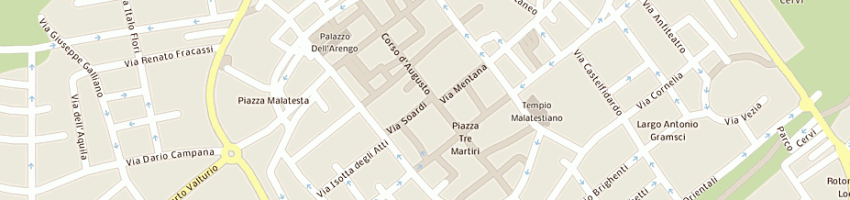 Mappa della impresa dany di daniela pagani e c sas a RIMINI