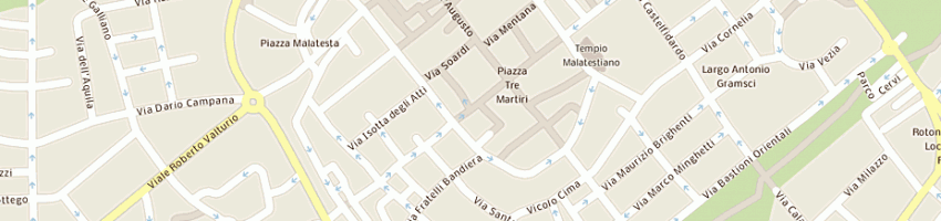 Mappa della impresa marella spa a RIMINI