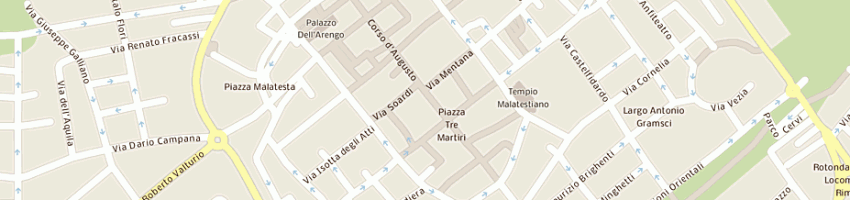 Mappa della impresa piastra roberto a RIMINI
