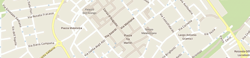 Mappa della impresa mantero alessandro a RIMINI