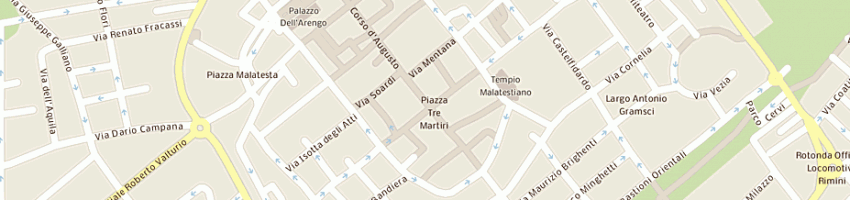 Mappa della impresa pironi mario angelo a RIMINI