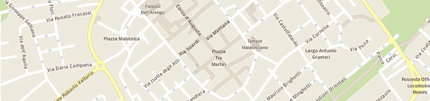 Mappa della impresa panificio mulazzano di orsolon gianfranco a RIMINI